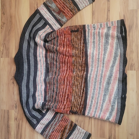 Vintage 70s 80s Space Dye Boho Hippie  Sweater M - Picture 9 of 13